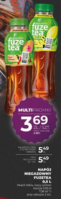 Napój Fuzetea Peach Hibis promocja w Duży Ben