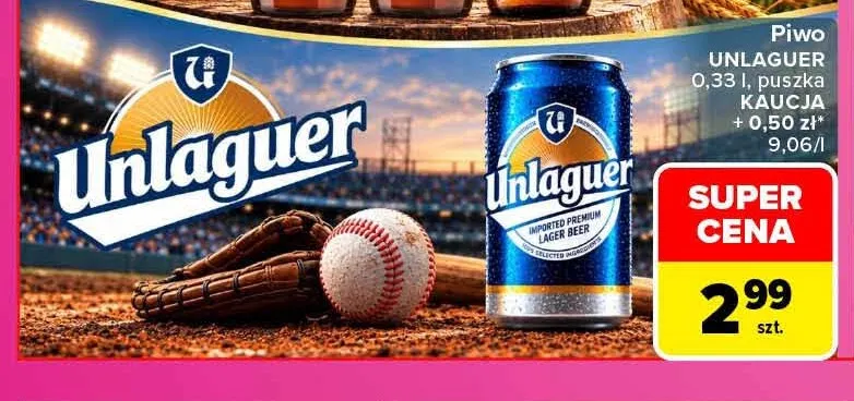 Piwo Unlaguer promocja w Carrefour