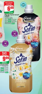 Płyn do płukania Sofin Complete Care różowy promocja w Dino