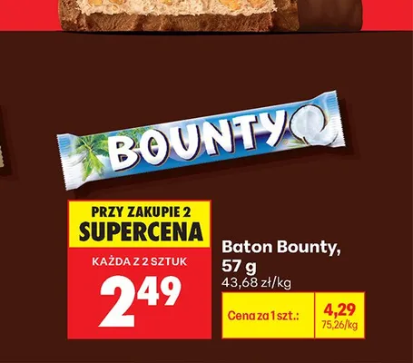 Baton Bounty promocja w Biedronka