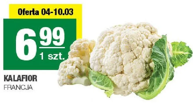 Kalafior francja promocja w SPAR