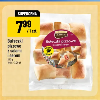 Bułeczki pizzowe z salami i serem Dermaris promocja w POLOmarket