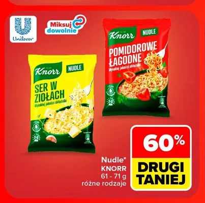 Nudle Knorr promocja w Carrefour