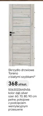 Skrzydło drzwiowe Fortia Toreno promocja w Castorama