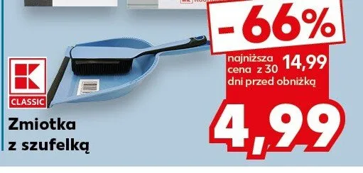 Zmiotka z szufelką promocja w Kaufland