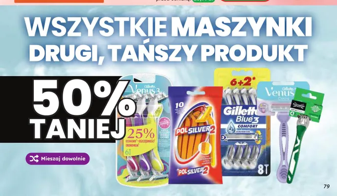 Maszynka do golenia Gillette Blue 3 Comfort promocja w Dino