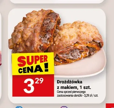 Drożdżówka z makiem promocja w Twój Market