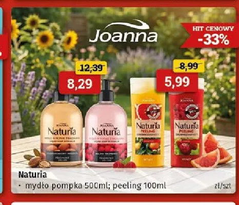 Peeling do ciała Joanna Naturia promocja w Drogeria Kosmyk