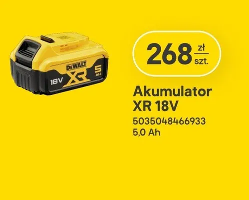 Akumulator XR 18V promocja w Castorama