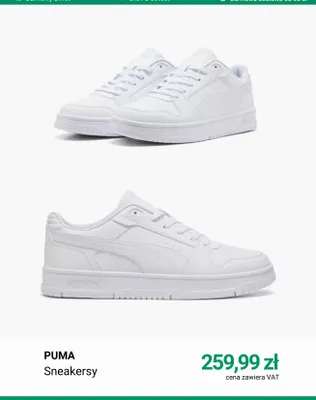 Sneakersy Puma promocja w Deichmann