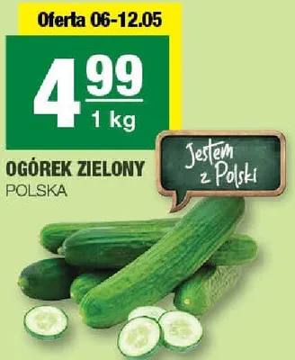 Ogórek zielony Polska promocja w SPAR