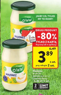 Majonez o la la! promocja w Intermarche