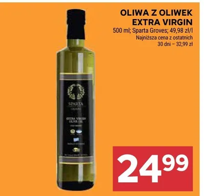 Oliwa z oliwek Extra Virgin promocja w Stokrotka