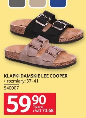 Klapki damskie Lee Cooper rozmiary 37-41 540007 promocja w Selgros