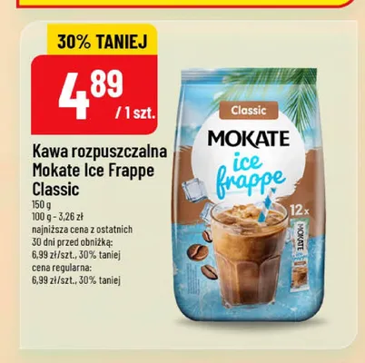 Kawa rozpuszczalna Mokate Ice Frappe Classic promocja w POLOmarket