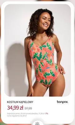 Kostium kąpielowy Bonprix. promocja w bonprix