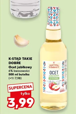 Ocet jabłkowy K-Stąd Takie Dobre promocja w Kaufland