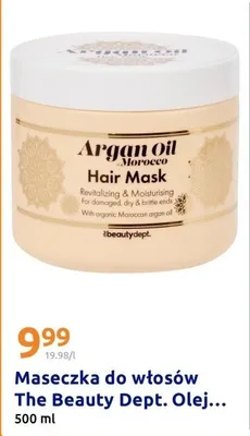 Maseczka do włosów The Beauty Dept. Olej arganowy promocja w Action
