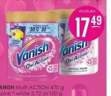 Proszek do prania firanek Vanish Multi Action pink promocja w Drogerie Jasmin
