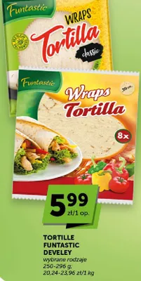 Wraps tortilla classic promocja w Euro Sklep