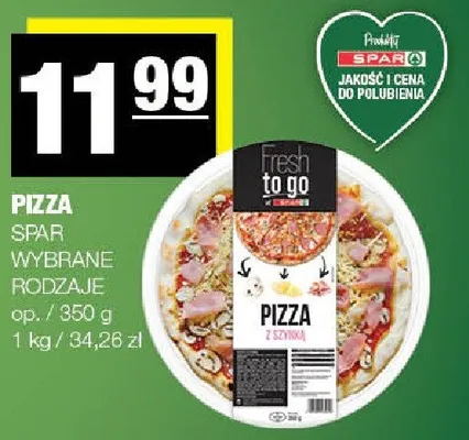 Pizza wybrane rodzaje promocja w SPAR
