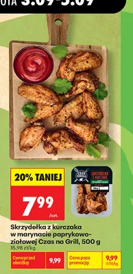 Skrzydełka z kurczaka w marynacie paprykowo-ziołowej Czas na Grill promocja w Biedronka