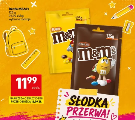 Draże M & M's Chocolate promocja w Delikatesy Centrum