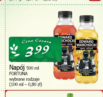 Napój Fortuna promocja w CEZAR Delikatesy