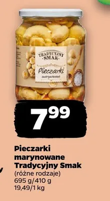 Pieczarki marynowane Tradycyjny Smak (różne rodzaje) promocja w Netto