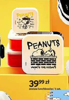 Zestaw lunchboxów Snoopy promocja w Empik