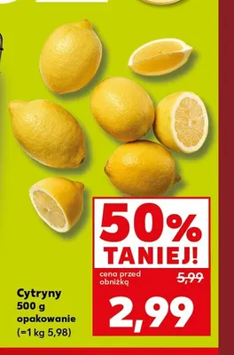 Cytryny promocja w Kaufland