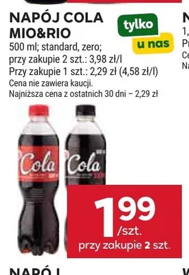 Napój Cola Mio&Rio standard promocja w Stokrotka