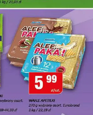 Wafle Apetilki promocja w Chorten