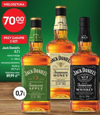 Whisky Jack Daniel's Tennessee Honey promocja w Żabka