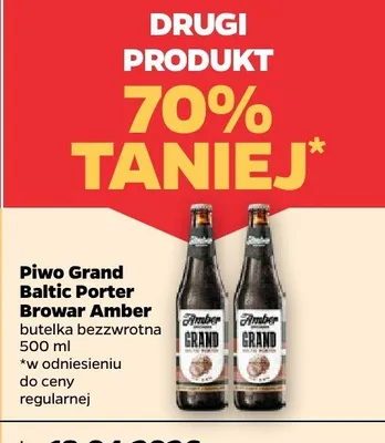 Piwo butelka bezczwrotna promocja w Netto