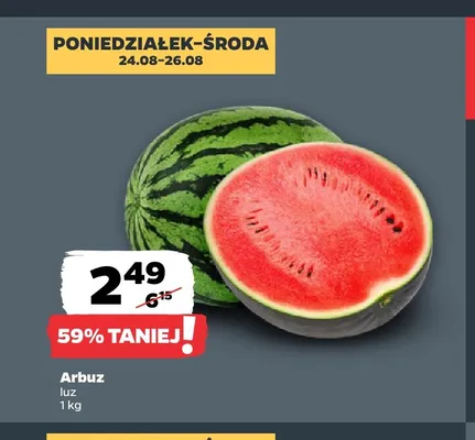 Arbuz luz promocja w Netto