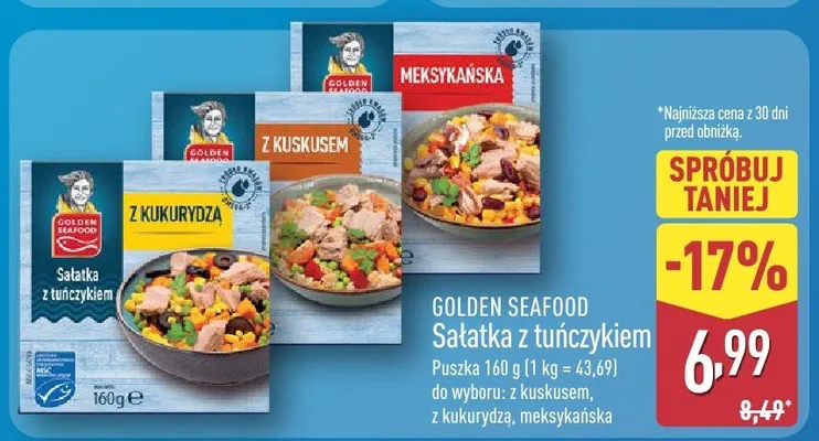 Sałatka z tuńczykiem do wyboru: z kuskusem, z kukurydzą, meksykańska promocja w Aldi