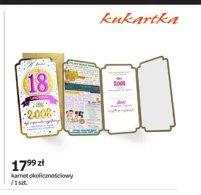 Karnet okolicznościowy Kukartka promocja w Empik
