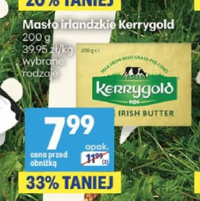 Masło irlandzkie Kerrygold promocja w Delikatesy Centrum