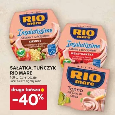 Sałatka, tuńczyk Rio Mare promocja w Stokrotka