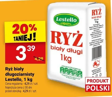 Ryż biały długoziarnisty promocja w Twój Market