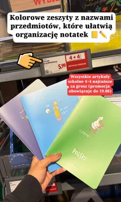 Zeszyt przedmiotowy Herlitz A5 60 kartek promocja w Lidl