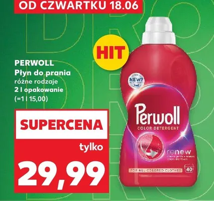 Płyn do prania Perwoll Color Detergent promocja w Kaufland