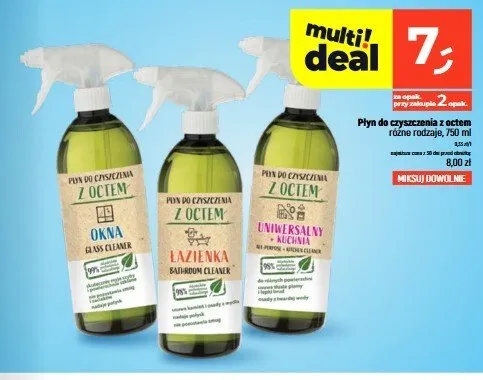 Płyn do czyszczenia z octem Okna promocja w Dealz