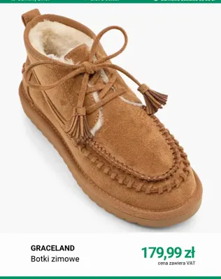 Botki zimowe Graceland promocja w Deichmann