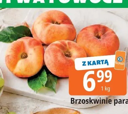 Brzoskwinie paraguayo promocja w Leclerc