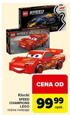 Klocki Speed Champions Lego różne rodzaje promocja w Carrefour