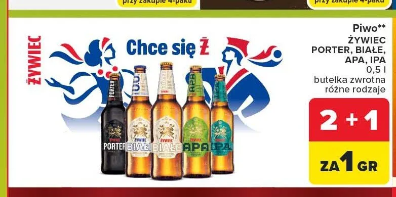 Piwo Żywiec APA promocja w Carrefour
