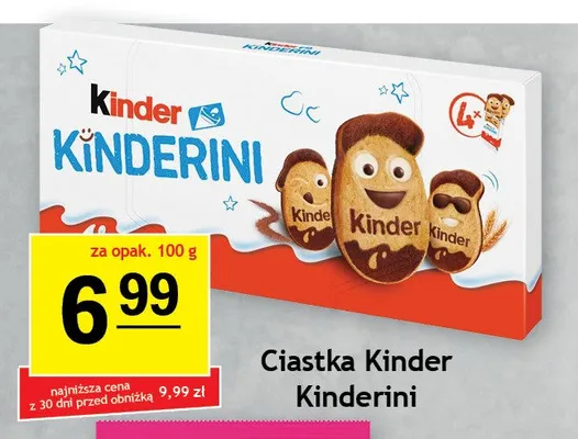 Ciastka Kinder Kinderini promocja w Gram Market
