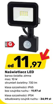 Naświetlacz LED IP65 promocja w Bricomarche